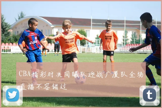 CBA精彩对决同曦队迎战广厦队全场直播不容错过